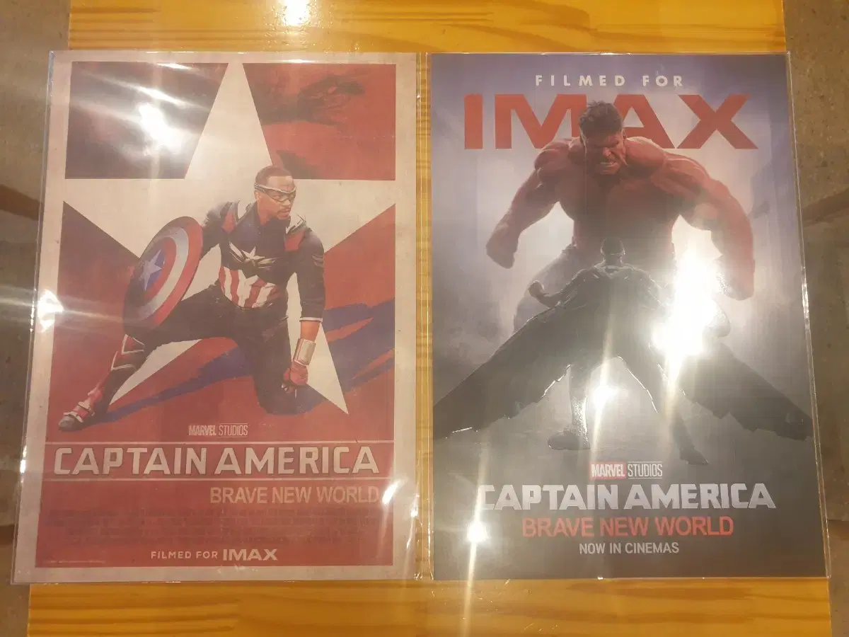 캡틴아메리카 브레이브 뉴 월드 IMAX A3 포스터 1주차 2주차 일괄