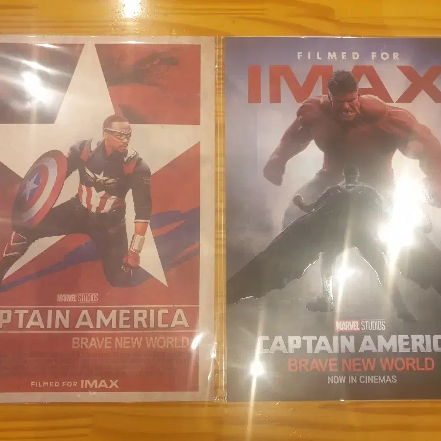 캡틴아메리카 브레이브 뉴 월드 IMAX A3 포스터 1주차 2주차 일괄