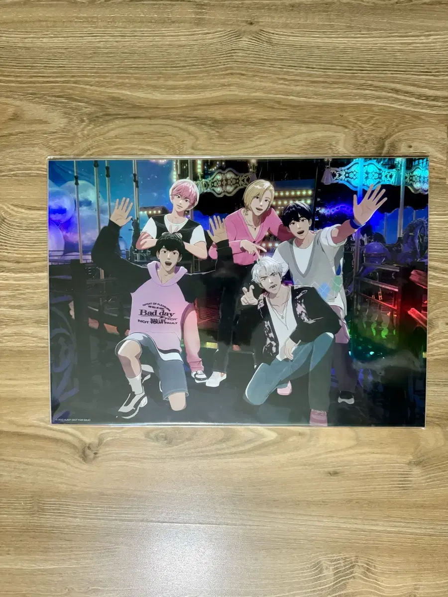 플레이브 애니플러스 홀로그램 포스터 삼왜 왜요왜요왜?