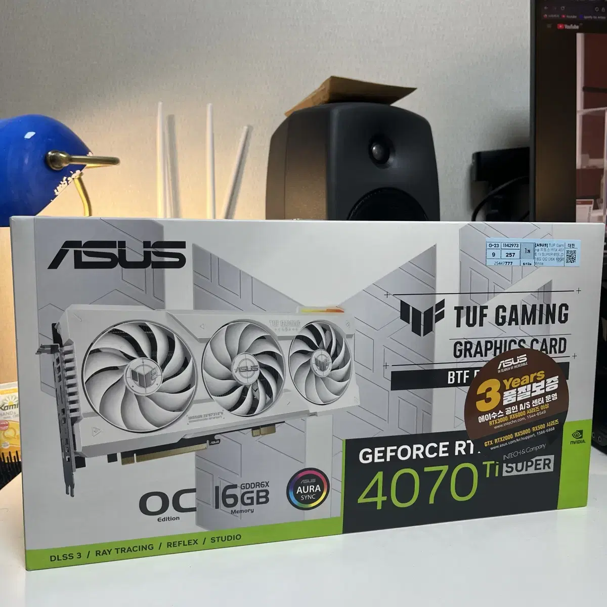 ASUS TUF RTX 4070 Ti SUPER BTF 16G