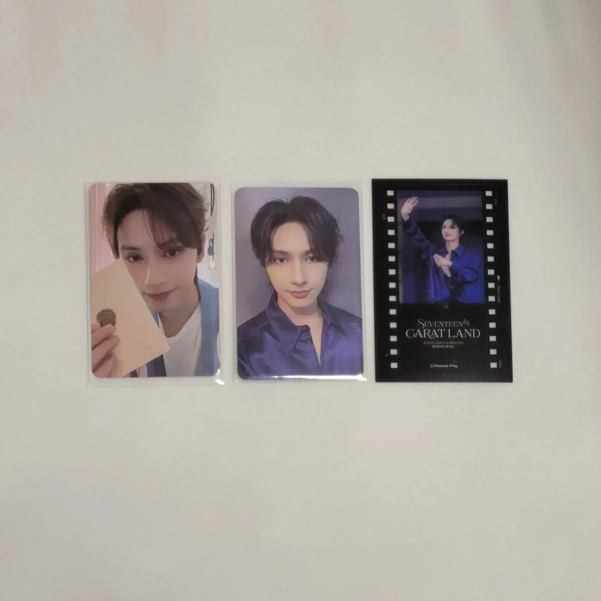 배포) 일괄)2024 캐럿랜드 메모리북 세븐틴 준 포카