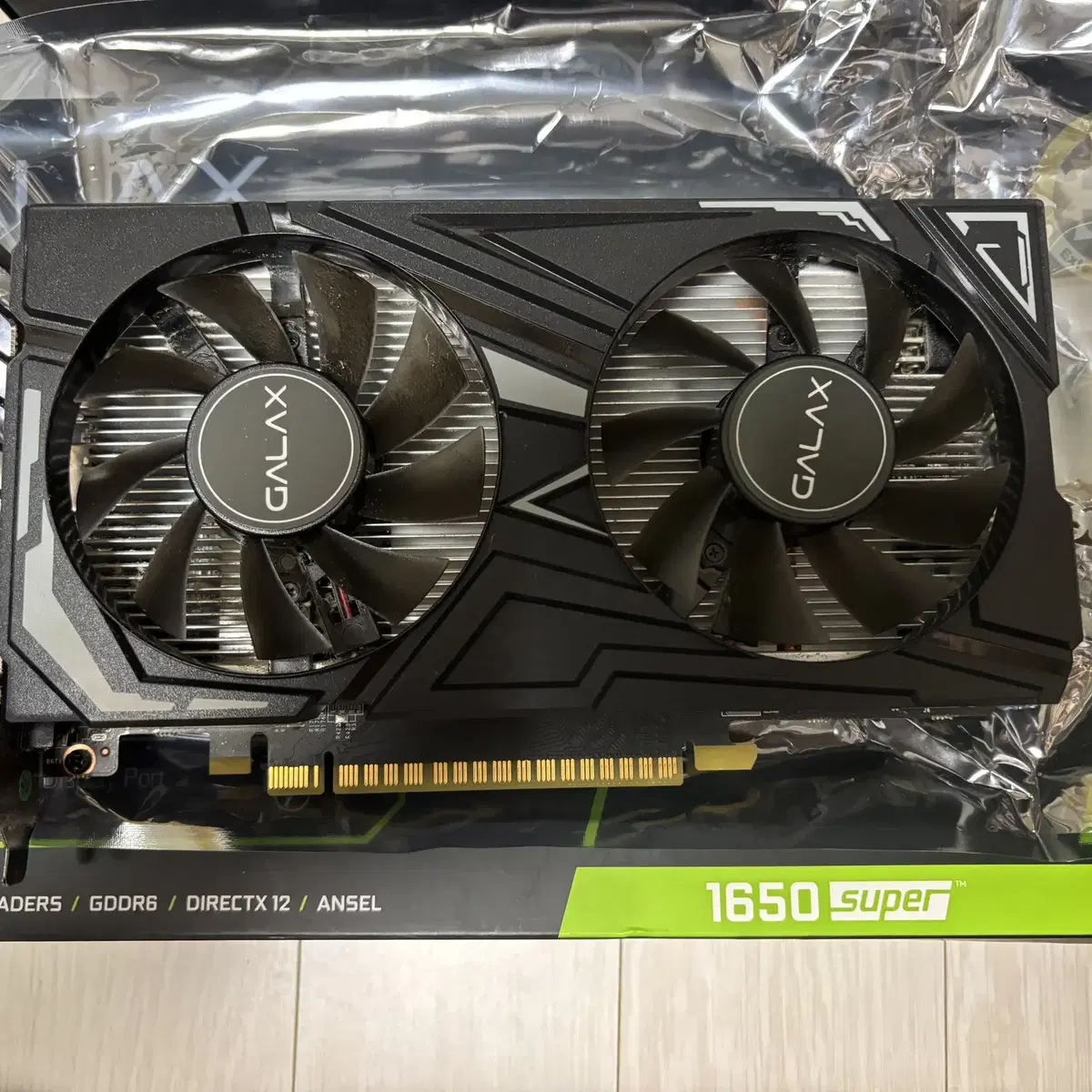 [풀박스] 갤럭시 지포스 GTX 1650 super 팝니다.