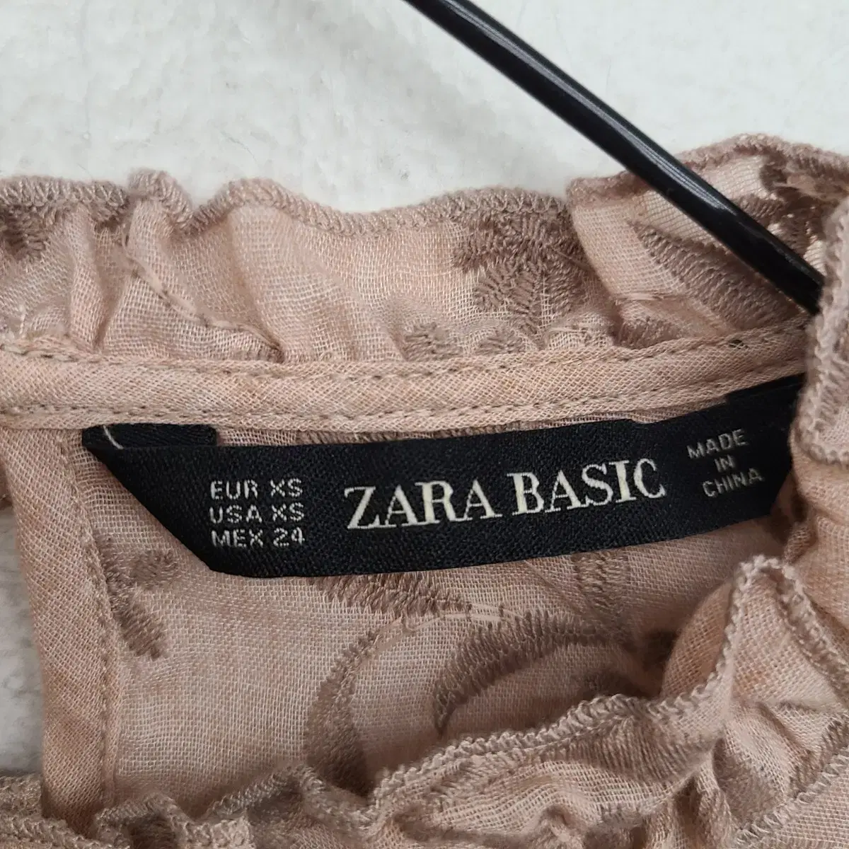 [여성55 size] ZARA 자라 꽃패턴 블라우스