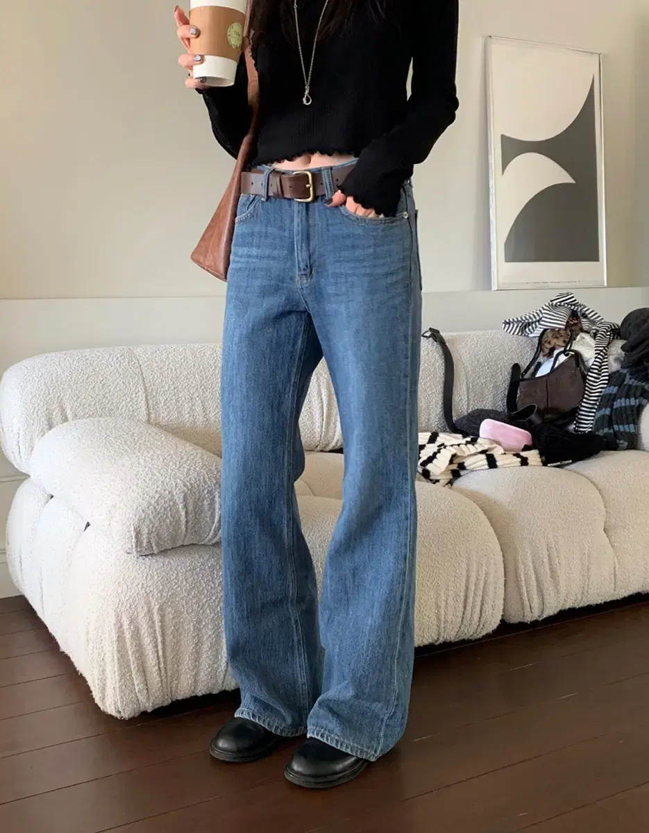 스탠 부츠컷 데님 팬츠 M