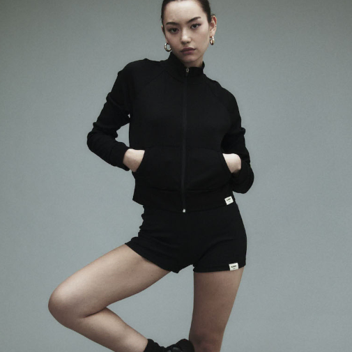 글로니 립 쇼츠 G CLASSIC RIB SHORTS (BLACK) M