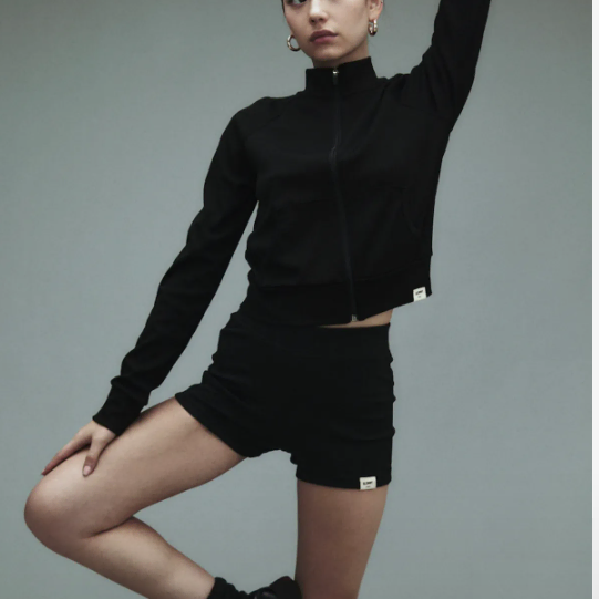 글로니 립 쇼츠 G CLASSIC RIB SHORTS (BLACK) M