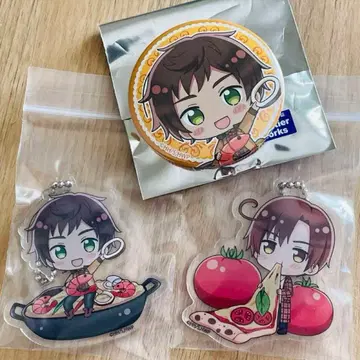 헤타리아 아크링 키링 캔뱃지 스페인 로마노 yummy! 야미