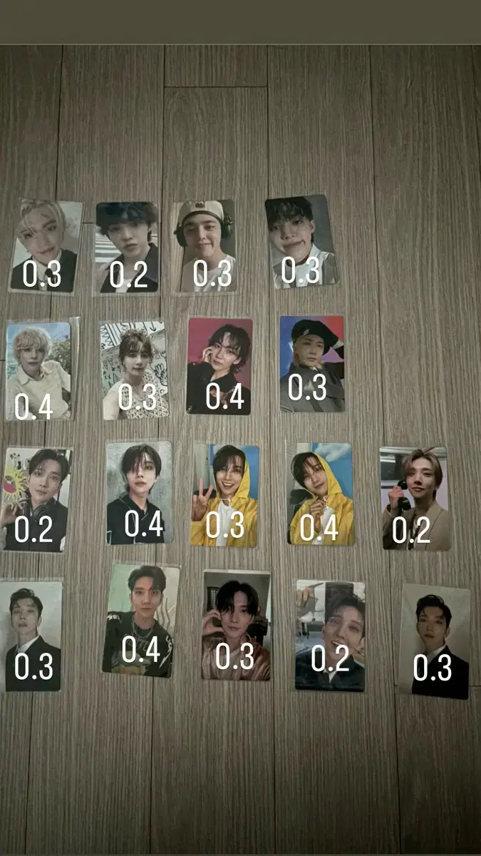 세븐틴 95즈 포카(에스쿱스,정한,조슈아)