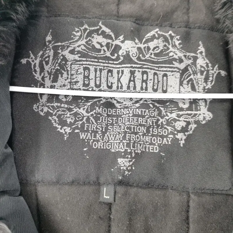 F5704 BUCKAROO 남L 블랙 사파리 후드 점퍼/더크