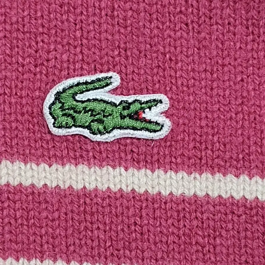 LACOSTE 라코스테 남성 니트 긴팔 반집업티