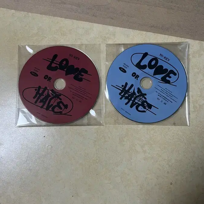 하이키 love or hate 앨범 cd 2개 세트