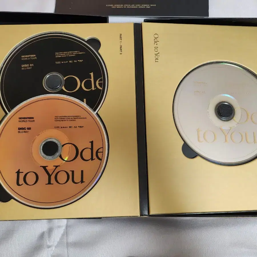 세븐틴 ode to you 콘서트 DVD&BLU-RAY 일괄 양도