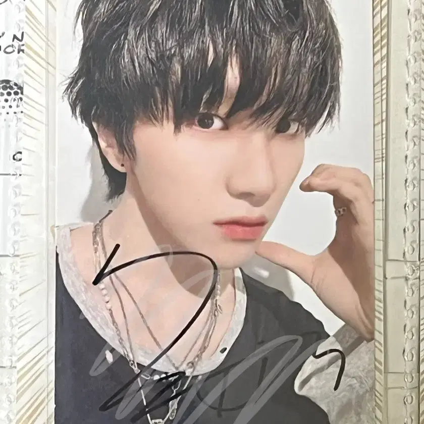 BOYNEXTDOOR WOONHAK ウナク サイン ポストカード BOYNEXTDOOR WOONHAK ウナク サイン ポストカード BOYNEXTDOOR