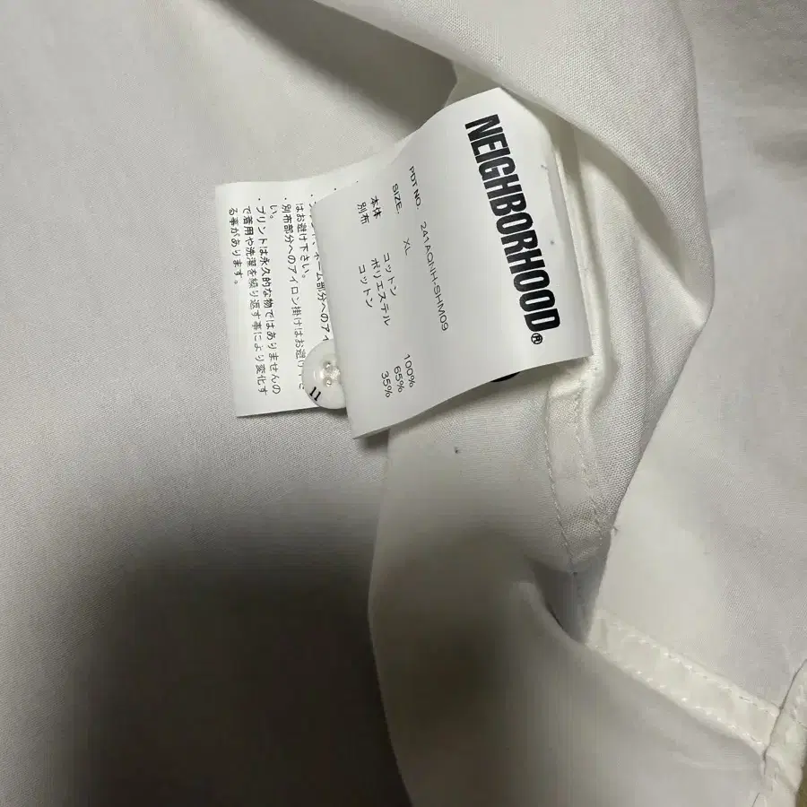 네이버후드  셔츠 블랙 NEIGHBORHOOD TIE SHIRT LS