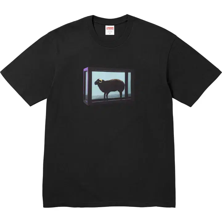 정품 S,M,L,XL,2XL 슈프림 데미안 허스트 티셔츠 카키 25SS