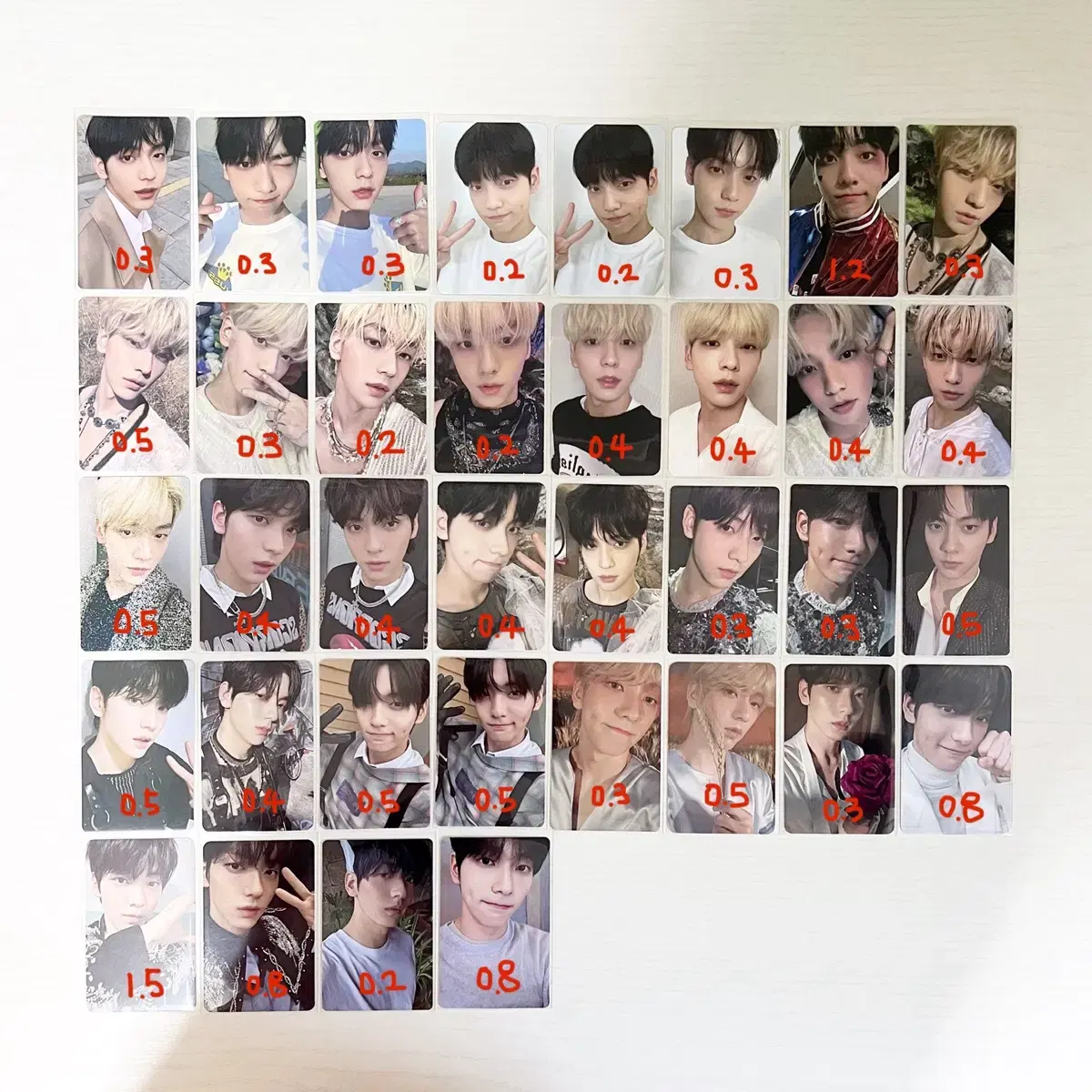TXT 투바투 수빈 연준 범규 태현 휴닝 포카