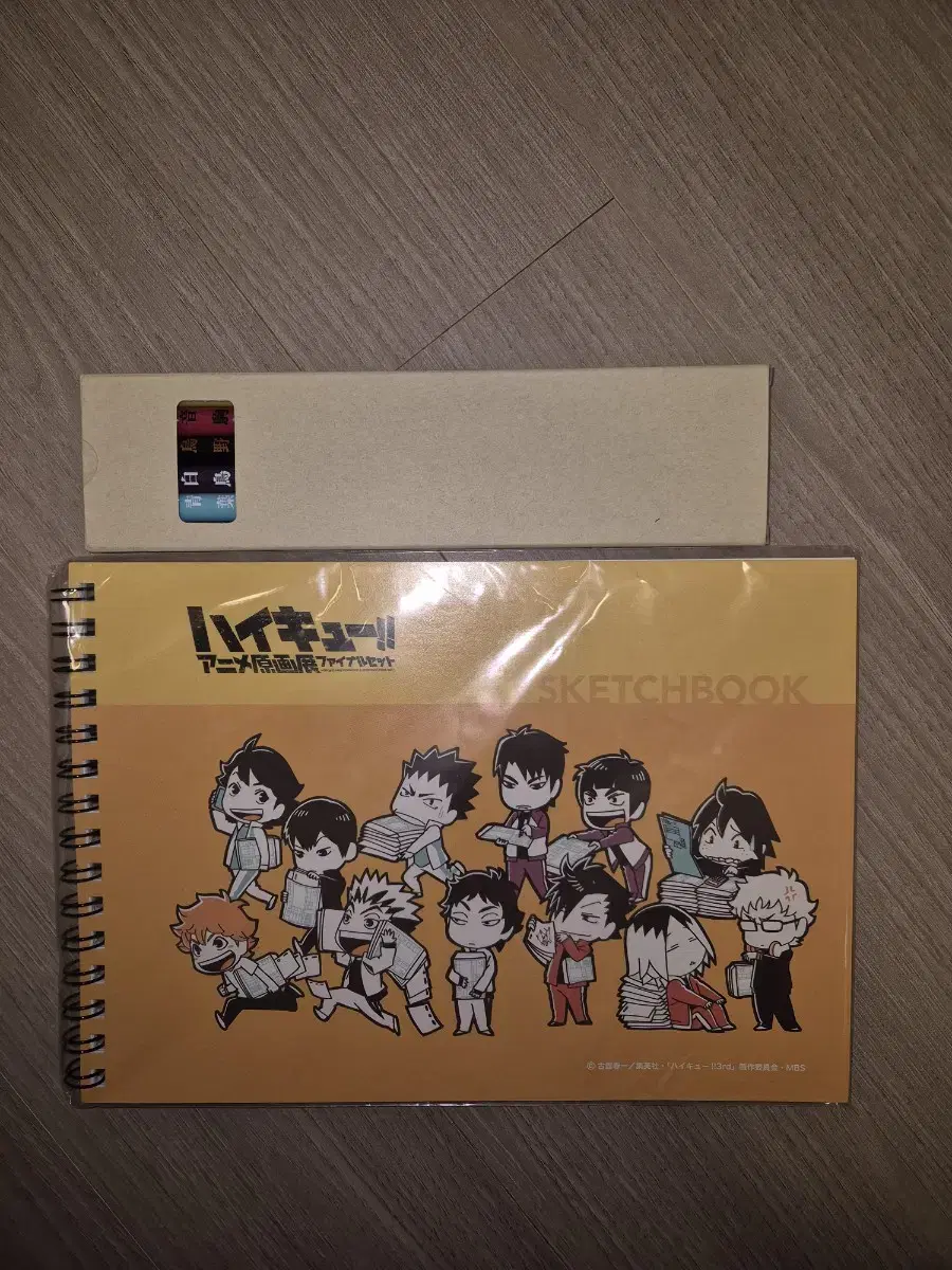 Haikyuu Original Art Exhibition Notes & Pencils