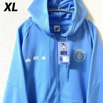 맨체스터 시티 FC 프리미어 리그 후드티 집업 긴팔 XL