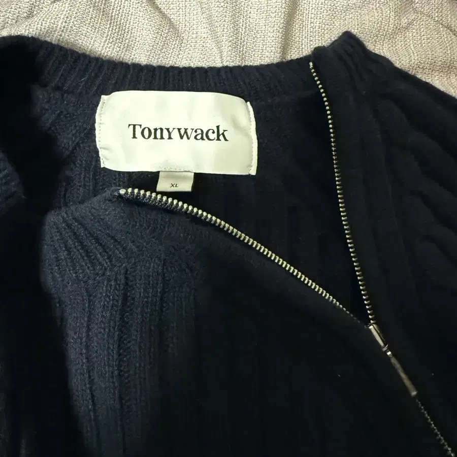 Tonywack Zip Sweater_Dark navy(XL)