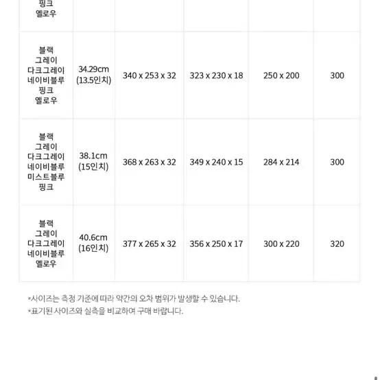 탐탁 16인치 파우치 블랙