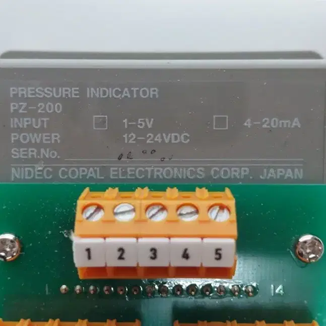 NIDEC COPAL PZ-200 압력표시기 (재고2대)대당가