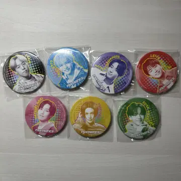 FANTASTICS 라오위안 ROUND1 캔뱃지 7개 세트