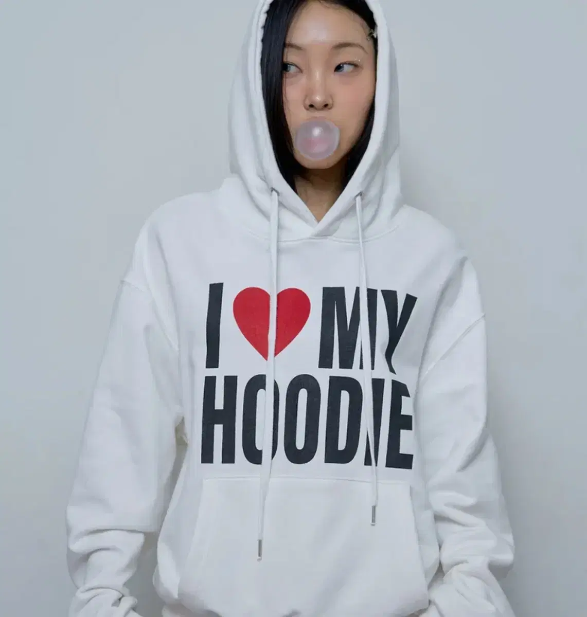 팬시클럽 후드티 i love my hoodie