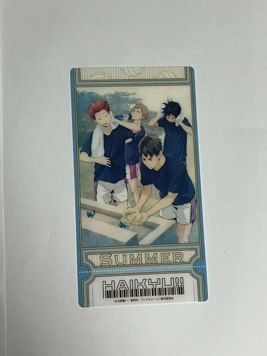 Haikyuu Visual Clear Ticket Shiratori-zawa