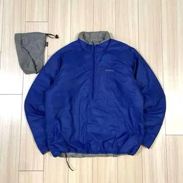 파타고니아 퍼프 볼 풀오버 자켓 블루 빈티지