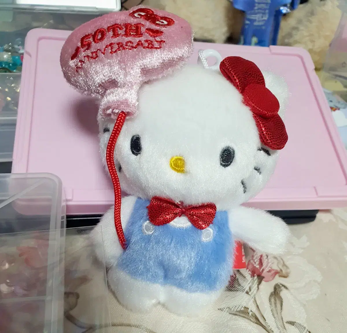 50th Anniversary Hello Kitty Doll Keyring