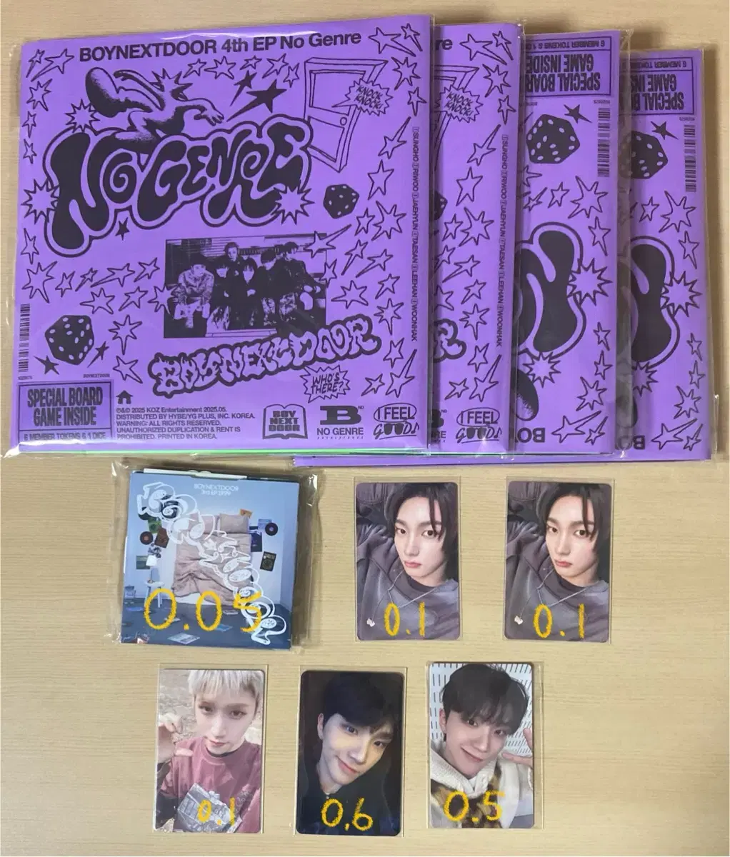 보이넥스트도어 보넥도 위버스 앨범 19.99 앨포 성호 생일 포토세트