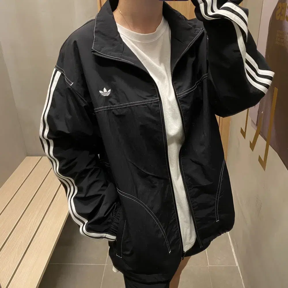 아디다스 ADIDAS 나일론 바람막이 자켓