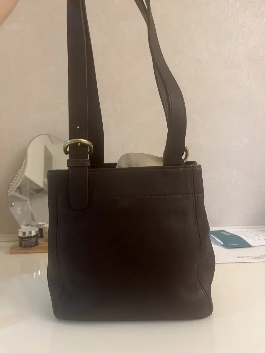 올드코치 브라운 4157 Buckle bag