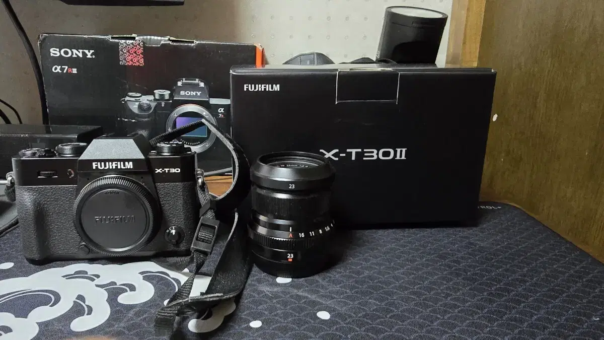 급처)후지필름 xt30ii 900컷대 풀박스 그냥새거같아요+ xf23mm