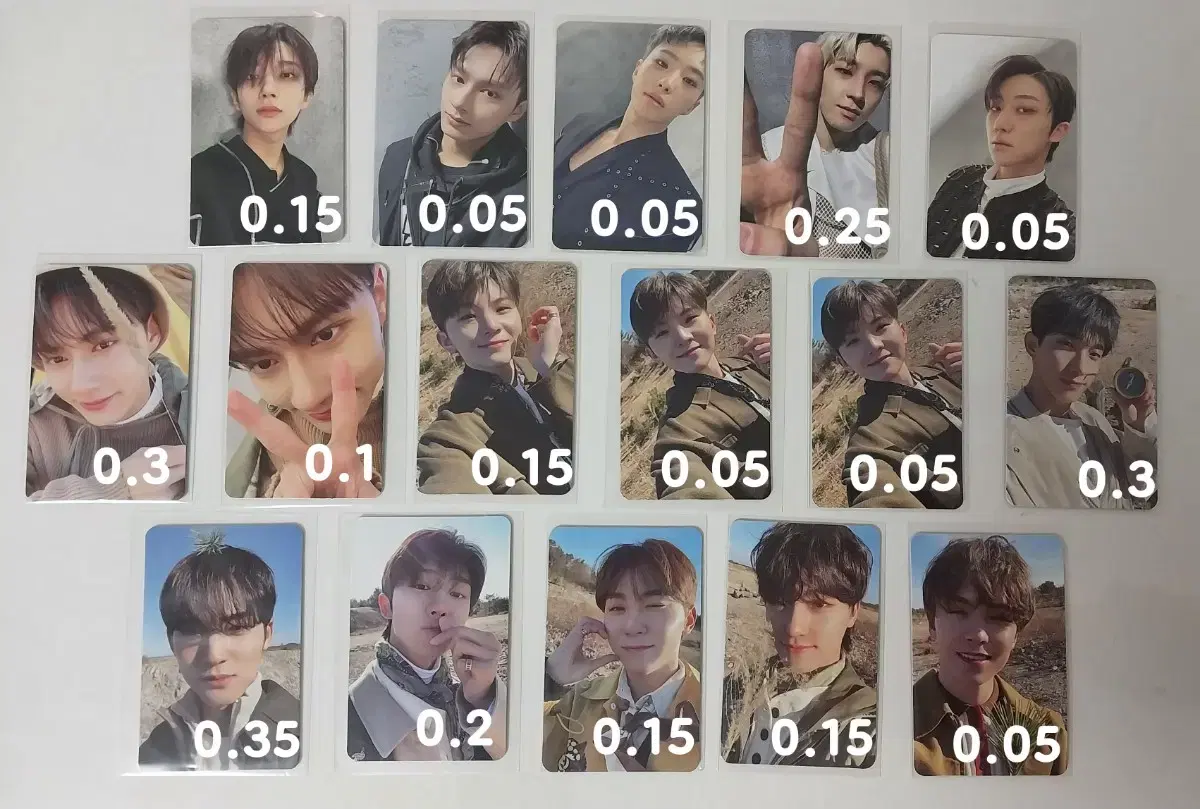 SEVENTEEN face the sun photocard WTS