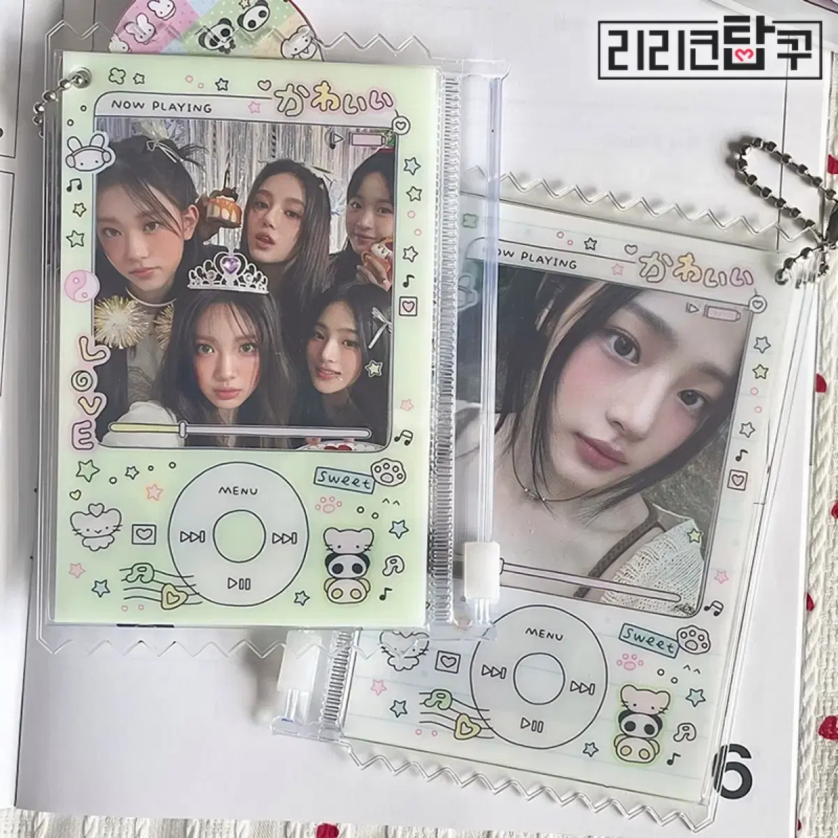 [Year-End Special] Y2K Double-Sided Photocard Pouch Toploader Boynextdoor TXT Bangtan Plave Ateez