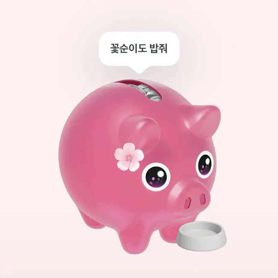 토스 꽃돼지 꿀꿀이 저금통