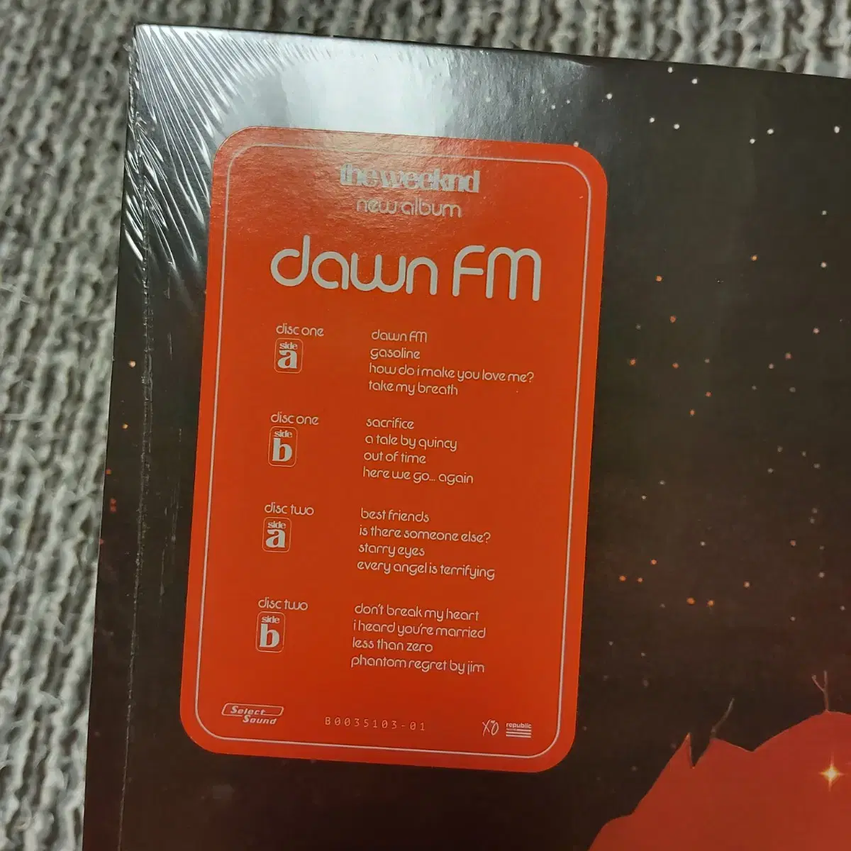 The Weeknd 위켄드 5집 Dawn FM 타겟독점반 데미지 특가할인