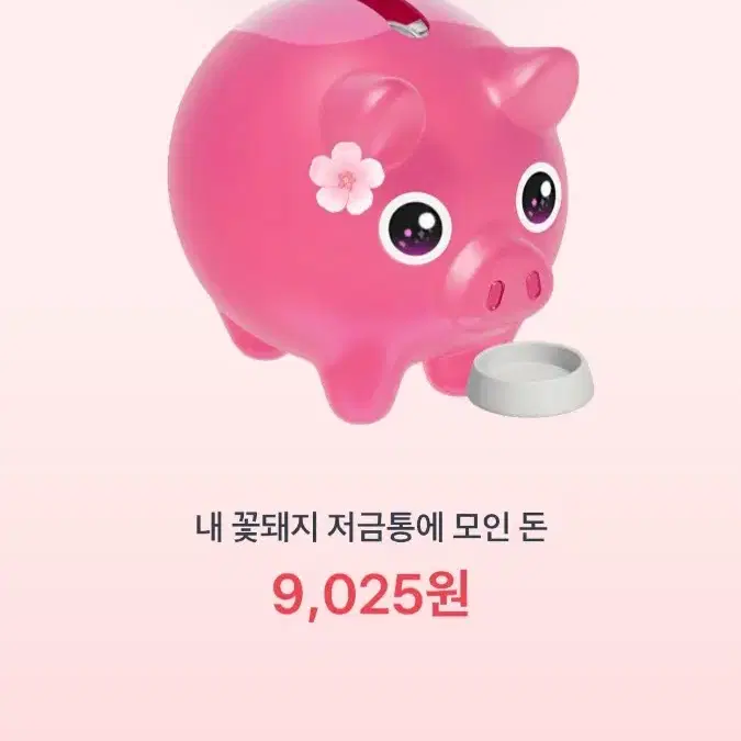 토스 꽃순이 꽃돼지 저금통 도와주세요