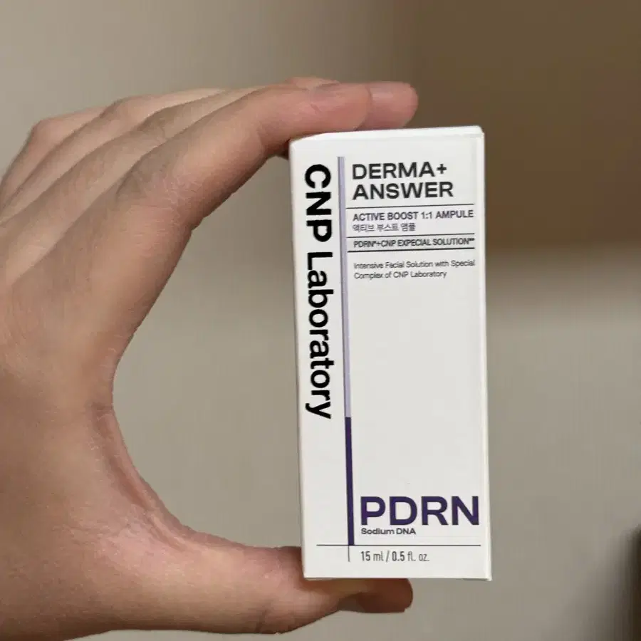 CNP 씨앤피 더마앤서 액티브 부스트 앰플 PDRN 앰플 15ml