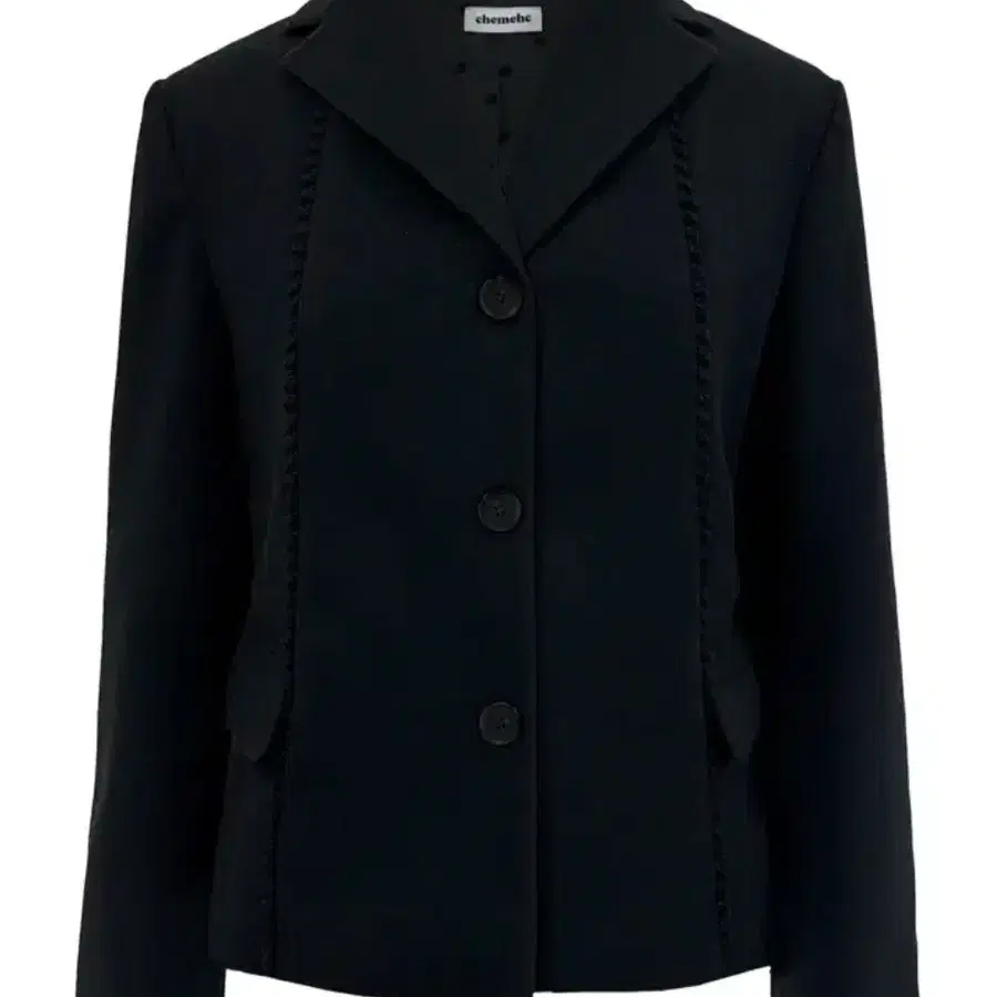 체메씨 자켓 블랙 POM BOW JACKET (BLACK) 사이즈2