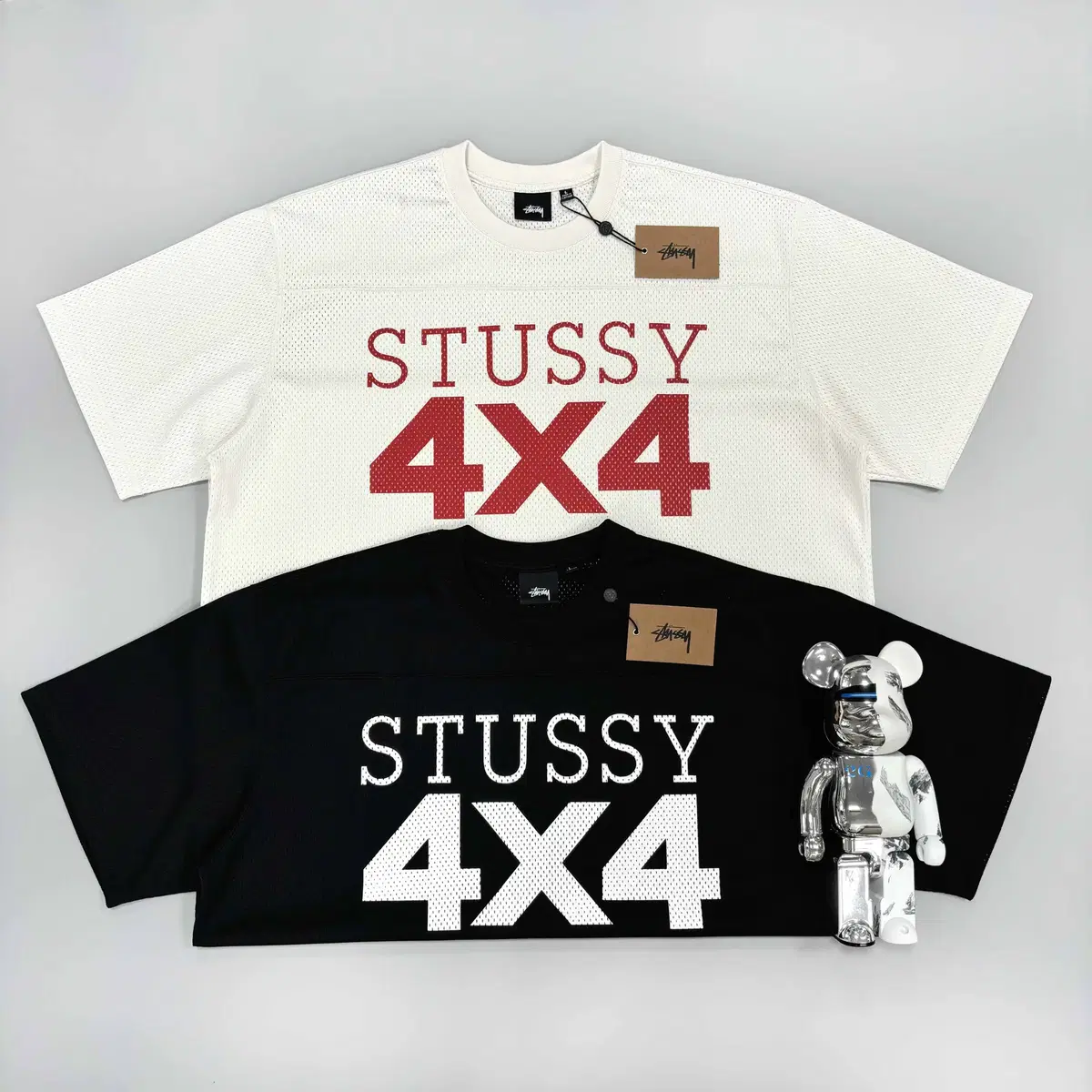 스투시 4X4 메쉬 반팔티 2Color S-2XL