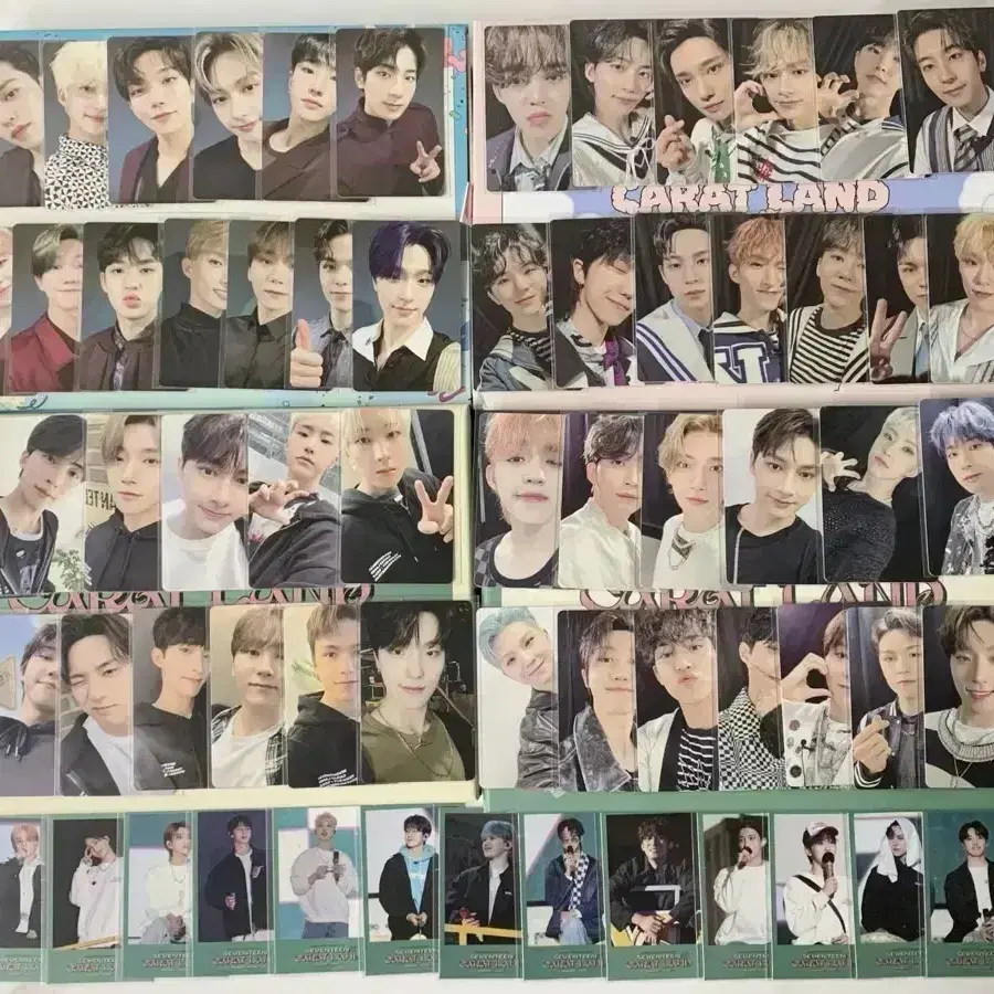 세븐틴 2021,22,23,24 캐랜 캐럿랜드 메모리북 포카 분철 양도