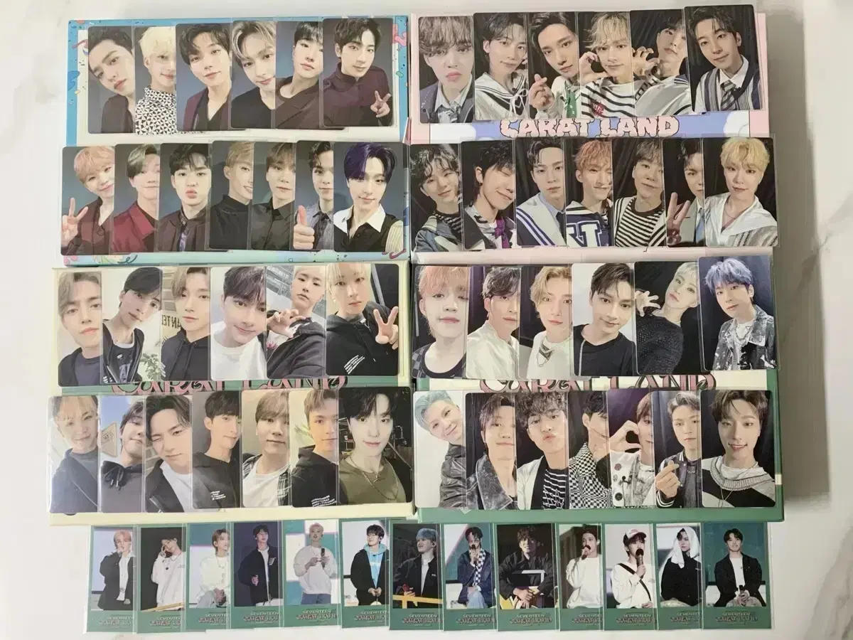 세븐틴 2021,22,23,24 캐랜 캐럿랜드 메모리북 포카 분철 양도
