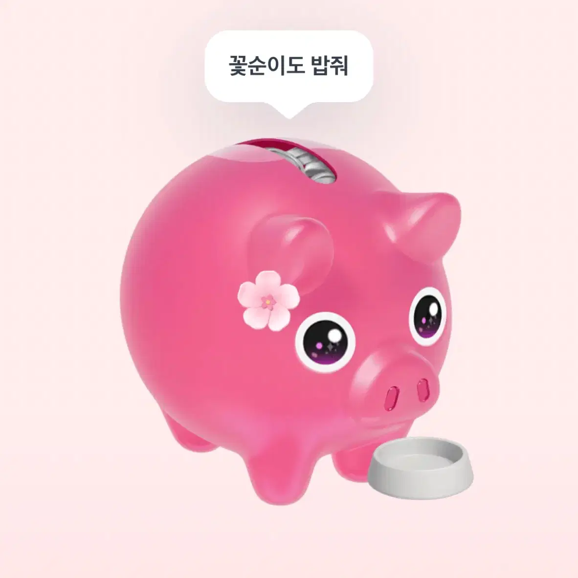 꽃돼지 도와주시면 100원 드랴요