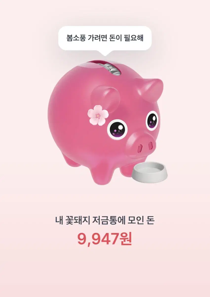 토스 꽃돼지 이벤트 밥 주시면 돈 보내드려요