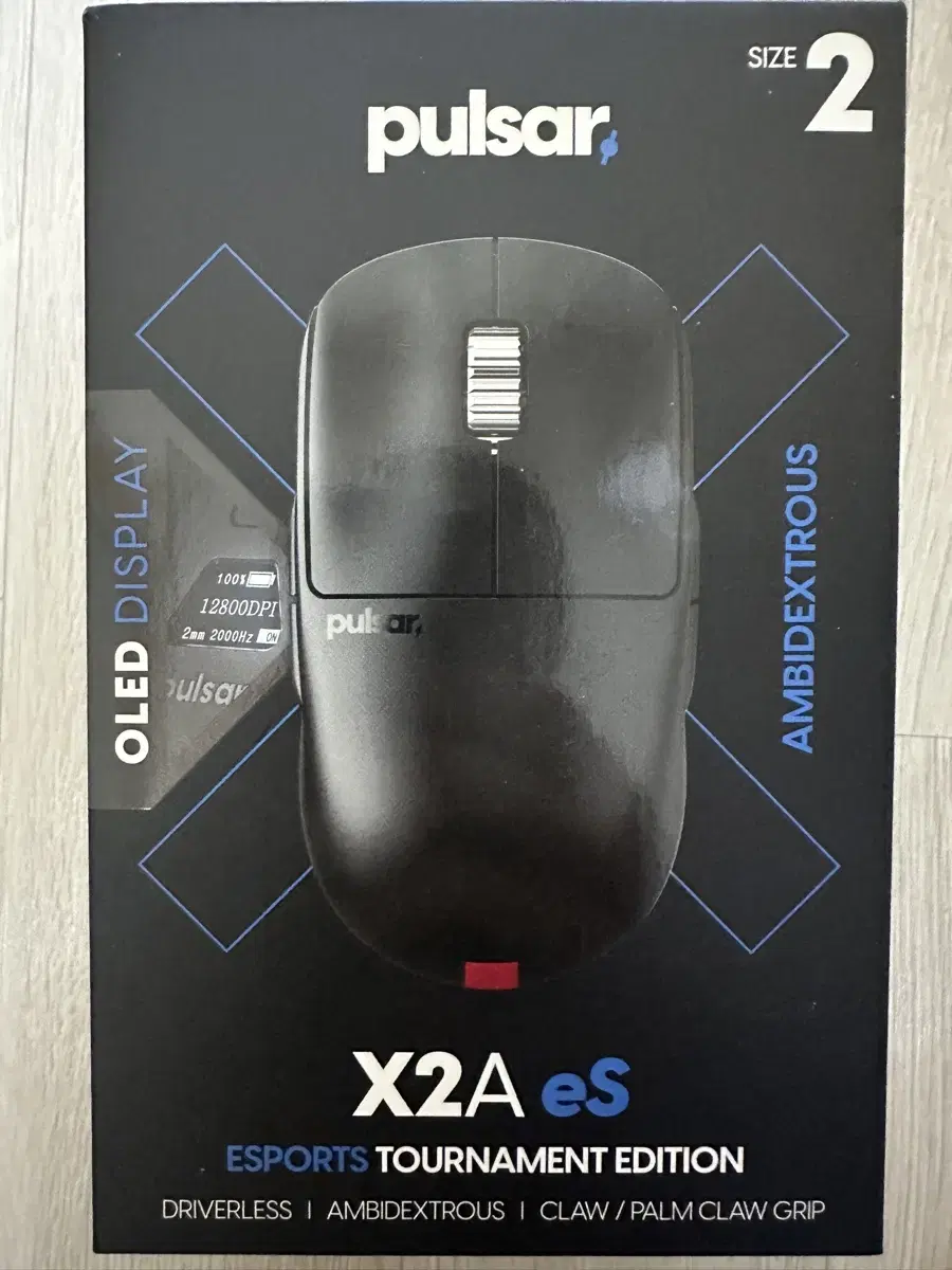 Pulsar x2a es gaming mouse sealed Quick sale Cost: 149,000 won