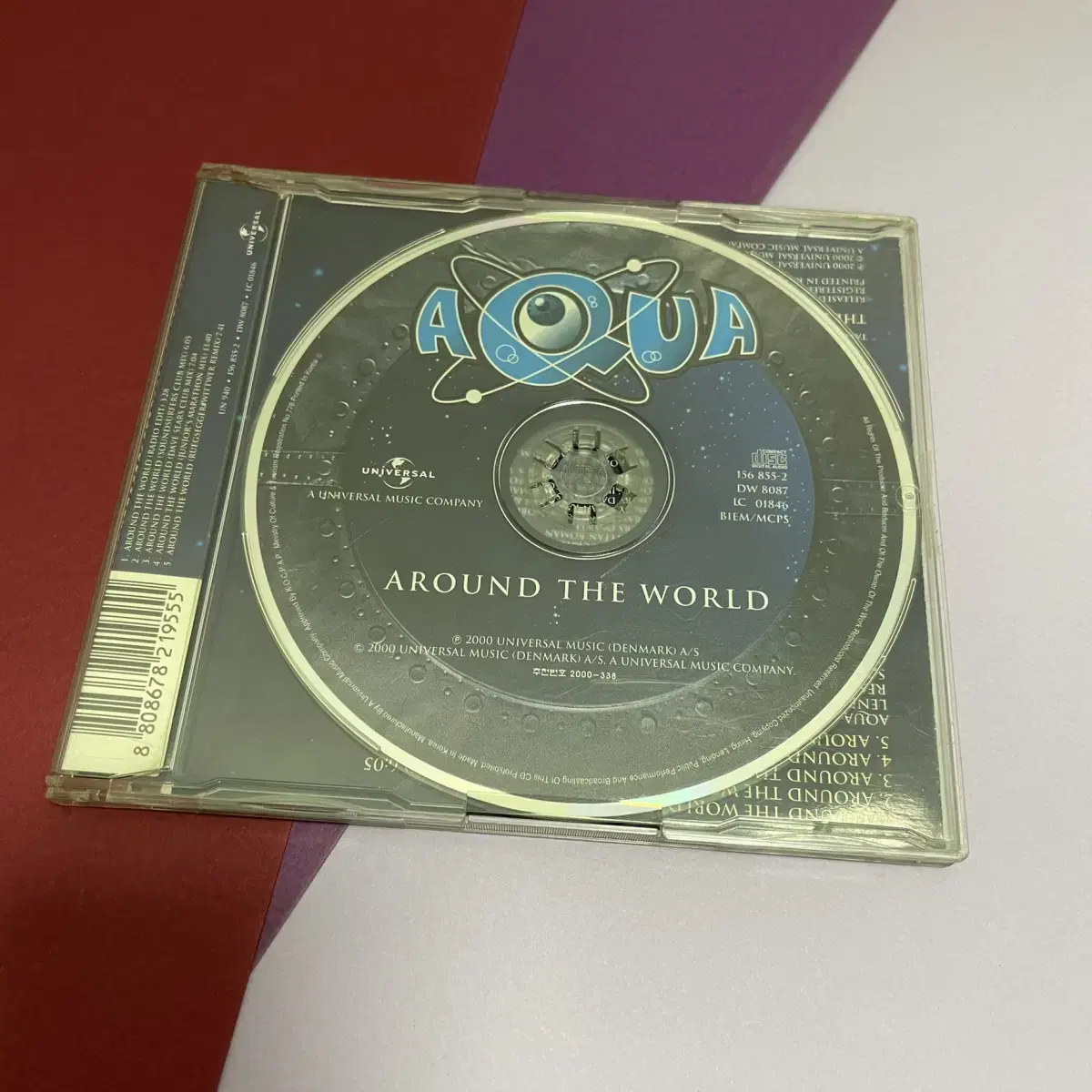 [중고음반/CD] 아쿠아 싱글 Around the World