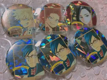 점프샵 한정판 히로아카 홀로그램 캔뱃지 폭풍의 귤나무 야오요로즈 이이다