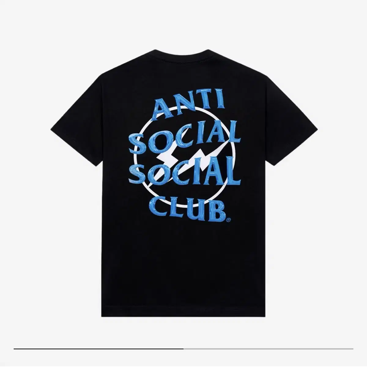 [XXL] Antisocial Club Fragment Precious Petal Short Sleeve T-Shirt Black Blue